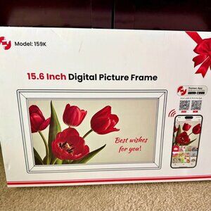 64GB Frameo 15.6" Digital Picture Frame Large 1920 x 1080 IPS FHD Touch Screen